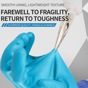 Gants en caoutchouc résistants à l'usure et antidérapants, gants de sécurité et gants en latex pour la construction, vente en gros d'usine - Product Image 4