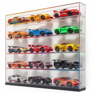 Clear Customized Color & Size Wall Mounted Acrylic <b>Model</b> Car Collectible Display Cabinet with Customized Logo Made in America - Product Image 5
