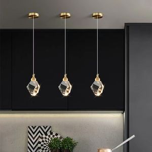 ثريا حديثة فاخرة على الطراز الاسكندنافي ، ثريا فاخرة ، فيلا فاخرة ، سلالم مزدوجة ، إضاءة متدلية للمطعم والمنزل ، معلقة من الكريستال لفترة طويلة - Product Image 1