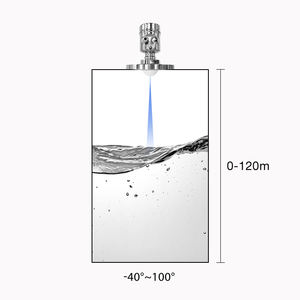 Transmetteur de niveau radar antidéflagrant <span class=keywords><strong>JUBO</strong></span>, fabricant d'origine, acier inoxydable anti-corrosion, protection IP68, précision 0,1% - Product Image 2