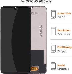 สำหรับออปโป้เอ 5 2020/A31 2020/A9 2020 จอแสดงผล LCD CPH1931 CPH1959 CPH1933 CPH1935 CPH1943 เปลี่ยนดิจิไ<span class=keywords><strong>ท</strong></span>เซอร์ชุดประกอบเต็ม<span class=keywords><strong>รู</strong></span>ปแบบ - Product Image 2