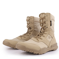 Bottes de randonnée confortables et souples pour hommes, améliorées, à lacets, montantes, tactiques, légères et respirantes pour l'extérieur