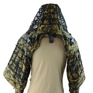 Traje Ghillie de Tela Ripstop Resistente al Desgaste y Transpirable para Deportes al Aire Libre, Ropa de <span class=keywords><strong>Camuflaje</strong></span>, Traje Táctico de Caza - Product Image 5