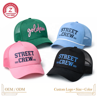 Gorra de Béisbol Personalizada con Logotipo, Color en Contraste, Espuma Estructurada 3D, Malla Transpirable en la Parte Trasera, Cierre a Presión