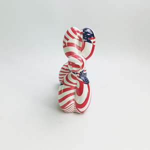 Adorno Personalizado PARA EL Hogar, Estatua de Resina Patriótica, Animal, Águila, <span class=keywords><strong>Perro</strong></span>, Bandera Americana, Decoración de Mesa del Día DE LA Independencia de Estados Unidos - Product Image 2