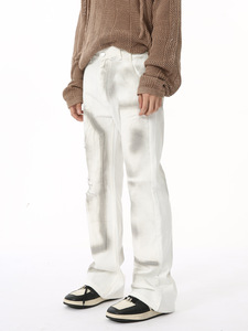 Pantalones vaqueros de mezclilla para hombre con anís, hisopo, regaliz y menta, corte ajustado, venta al por mayor - Product Image 2