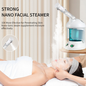 Vaporizador Facial Eléctrico Profesional Nano Iónico, Sauna de Vapor Caliente Giratoria de 360°, Tanque Grande de 300 ml, Limpieza Profunda, SPA, Salón de Belleza - Product Image 3