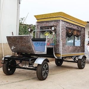 Hot Selling Funeral Hearses Cars Special Transportation Towable Coffin Cart Model Hearses for Sale - Product Image 4