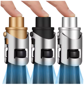 <span class=keywords><strong>Bouchon</strong></span> de bouteille en acier inoxydable couleur or rose pour <span class=keywords><strong>champagne</strong></span>, accessoires de cuisine, <span class=keywords><strong>bouchon</strong></span> de vin en métal - Product Image 1