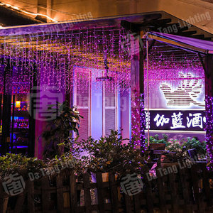 Guirnalda de Luces LED de Hielo Cristalino para Decoración de Exteriores, Techos, Aleros, Calles, Jardines e Iluminación de Paisajes Invernales - Product Image 3