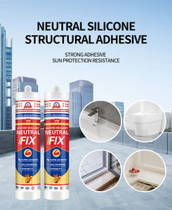 Scellant silicone neutre résistant aux intempéries, noir, qualité extérieure pour l'étanchéité des fenêtres, résistant aux UV, sans acetoxy, résistant aux températures - Product Image 4