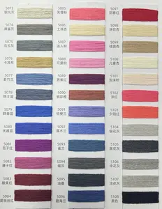 50%Viscose 28%PBT 22%Nylon NE 28S/2 Popular Sweater Dyed Yarn Viscose/PBT/Nylon Blended Core Spun Yarn