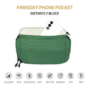 Sac de taille Gbaz Force pour téléphone portable, en nylon camouflage, avec sangle réglable, vert, rouge, bleu, collection Printemps 2025 - Product Image 5