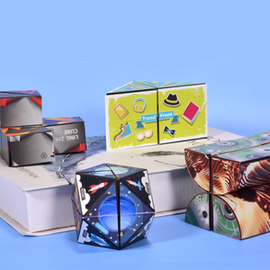 Đồ Chơi Giảm Căng Thẳng Hộp Chuyển Hình Rèn Luyện Não Đồ Chơi Khối Lập Phương Ma Thuật Từ Tính Hình Học 3D - Product Image 3