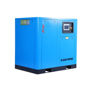 30KW 40HP VSD Electric Screw Air Compressor 7bar 8bar 10bar Oil Lubricated Direct Drive 10bar Working Pressure Industry Used