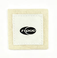 Écussons en cuir PU personnalisés avec logo, étiquettes sérigraphiées écologiques pour vêtements, accessoires de confection à coudre, vente en gros OEM