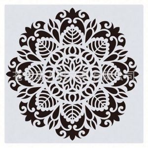 Modèles personnalisés découpés au laser Matériau en mylar écologique Pochoirs ronds - Product Image 4