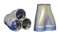 Collecteurs de fusion CNC billette pour turbo, personnalisés, de haute qualité et à prix abordable, disponibles en diverses tailles/modèles