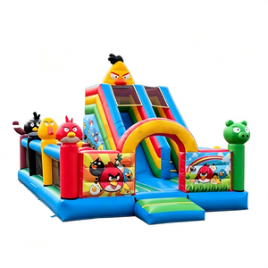 Structure gonflable commerciale pour enfants avec toboggan, idéale pour la location événementielle et les fêtes - Product Image 1
