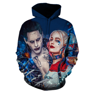 Sudadera con Capucha Joker Impresa en 3D, de Poliéster Sostenible, para Hombre, Informal, Divertida, Personalizada, Estilo Urbano - Product Image 3