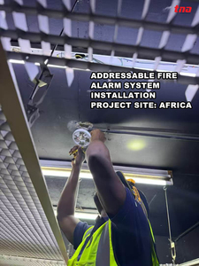 Panneau de commande d'alarme incendie en promotion avec écran LCD, 1 boucle adressable pour hôtels et usines - Product Image 6