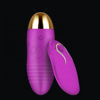 JoyPark Tragbarer Mini-USB-Aufladbarer Ferngesteuerter Bullet-Vibrator für Frauen IPx6 Wasserdicht 10 Frequenzen Latexfrei