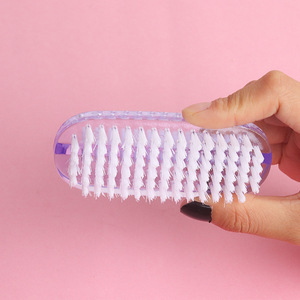 Cepillo de limpieza de plástico de doble cara transparente multifuncional para el cuidado del cabello en salones de belleza - Product Image 2