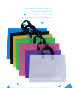 OEM Transparent Tote <b>Bags</b> for Clothing Durable Big Shopping <b>Bags</b> with Custom Printing for Underwear Shoes Socks - Product Image 6