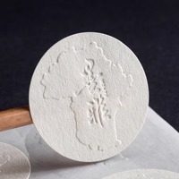 Autocollants en papier texturé gaufré personnalisés, étiquettes logo 3D à texture stéréo pour fleuriste, bouteille de parfum, sachet de thé, scellage