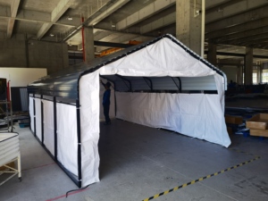 3m 3.6m 6m Store <span class=keywords><strong>en</strong></span> acier à faible coût Abri de voiture à structure <span class=keywords><strong>en</strong></span> acier préfabriquée tout temps <span class=keywords><strong>Garage</strong></span> de voiture - Product Image 4