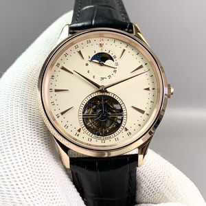 Reloj de Hombre de Alta Gama con Tourbillon de Diseño, Textura Premium, Función de Fase Lunar, Visualización de Fecha y Cristal de Zafiro - Product Image 2