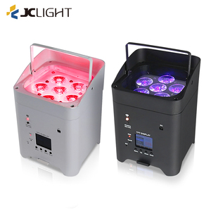 Jc 6*18W Wireless <strong>Uplights</strong> Rgbwa Uv 6In1 Wireless Uplight Battery Powered Led Par Can Uplight Stage Lights <strong>for</strong> Wedding - Product Image 6