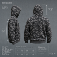 Sweat à capuche personnalisé avec logo, imprimé camouflage, 400 GSM, pour homme, streetwear, coupe oversize, en molleton, vente en gros