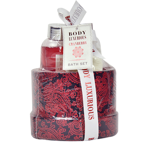 Vente en gros de produits de soins personnels très vendus 6 pièces, panier-cadeau de beauté pour la Saint-Valentin, kit de coffrets cadeaux de la collection douche de spa pour femmes - Product Image 4