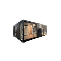 Maison conteneur extensible économique 20 pieds, maison modulaire moderne pour habitation avec garantie de 5 ans