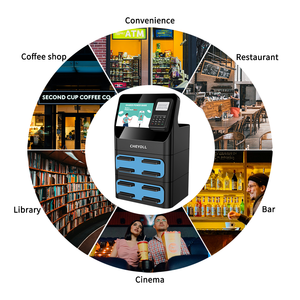 8 slot ristorante Powerbank Docking Station QR codice 5000ma condividere noleggio Power Bank stazione di noleggio pubblico - Product Image 5