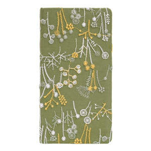 Carnet en tissu brodé mignon et simple A6, portable, avec <span class=keywords><strong>pages</strong></span> vierges et motif petite marguerite, idéal comme cadeau - Product Image 5