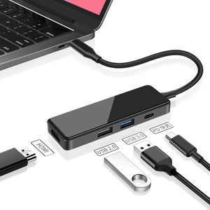 Multi Function Type <b>C</b> to <b>USB</b> 4 Port Multi Splitter <b>Adapter</b> 4 in 1 <b>USB</b> 3.0 HUB OTG Type-<b>C</b> HUB for Macbook Pro PC Computer - Product Image 2