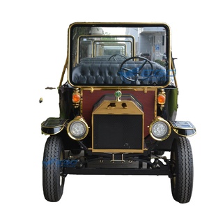 Voiture électrique classique vintage moderne, personnalisée, à deux rangées, multicolore, pour mariages et excursions - Product Image 6
