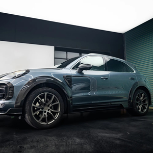 Para Porsche Cayenne 2018 2019 2020 2021 2022 2023 2024 2025 9Y0 Conjunto <span class=keywords><strong>de</strong></span> guardabarros MSY <span class=keywords><strong>de</strong></span> fibra <span class=keywords><strong>de</strong></span> carbono seca mejorado - Product Image 1