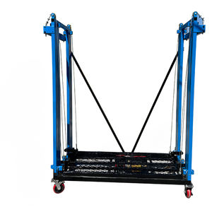 Mesin pengangkat perancah listrik kapasitas muatan kuat 500KG peralatan tangga lift listrik - Product Image 3