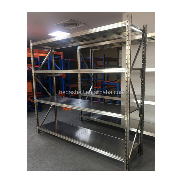 Heda Manufacturing 304 Stainless Steel Sheet Racks Shelf, Stainless Steel 4 Tier Shelves for Warehouse Industrial