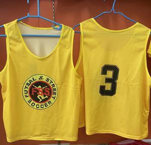 Fabriek Directe Verkoop Voetbal Jersey Custom Voetbal Training Vest Goedkope Voetbalvest Team Vest Mesh Voetbal Training Slabbetjes - Product Image 6