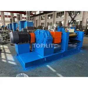 XK-360 Two Roll Rubber Mixing Mill / Rubber Mixing Machine Open Mixing Mill For Rubber & Plastic
