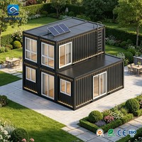 Bâtiment d'appartements hôteliers modulaires préfabriqués, structure en acier, maison mobile prête à être expédiée