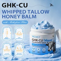 YECUCE Crème Réparatrice Cutanée à l'Essence de Peptides de Cuivre et au Suif de Bœuf GHK-Cu, Crème Hydratante Fouettée au Suif de Bœuf pour le Visage et le Corps