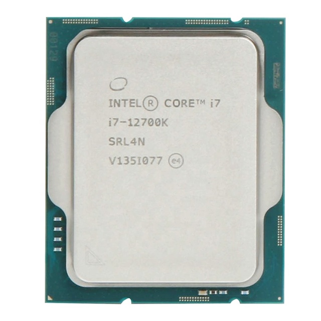 For Intel Core I7-12700K/SRL4N Processor with 25M Cache 3.6 GHz FCLGA1700 CPU 125W TDP New and Used Stock for Desktop