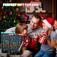 Tablette d'écriture LCD électronique pour enfants Planche à dessin colorée avec fonction de feuilles mobiles