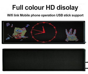 Écran LED d'affichage publicitaire mobile pour voiture, écran d'expression, panneau d'affichage, vente en gros d'usine, écran couleur RVB HD P5-640*160 - Product Image 6