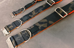 Strapazierfähiges, Großes Taktisches Hundehalsband, 5 cm Breit, für Bullige Hunderassen, mit Griff, aus Nylon, mit Individuellem Logo-Druck, Kampfstil, Hundehalsband, Leine, Geschirr - Product Image 2